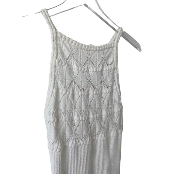 REBECCA TAYLOR WHITE PEPLUM STITCH TANK NWT SIZE SMALL - Picture 4 of 8